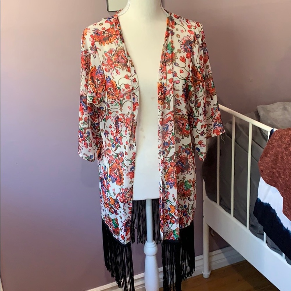 Floral cardigan